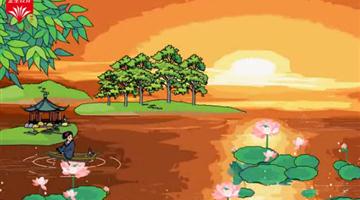 《词两首——如梦令》课文朗读动漫