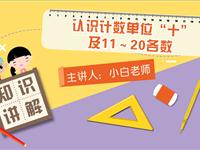 认识计数单位“十”及11~20各数的认识