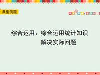 综合运用：综合运用统计知识解决实际问题