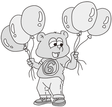小熊有六个气球
