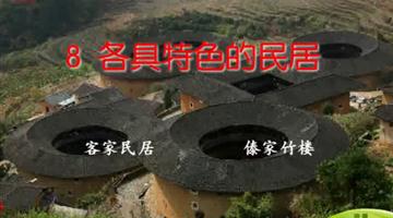 《各具特色的民居》课文朗读动漫