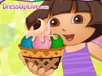 朵拉冰淇淋装饰